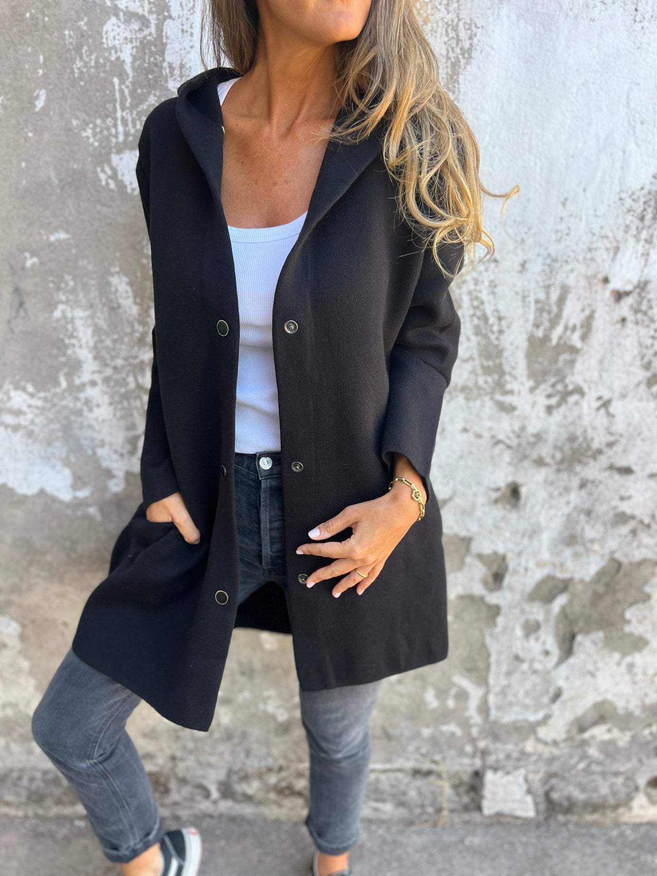 Elisa | Avslappnad enfärgad blazer