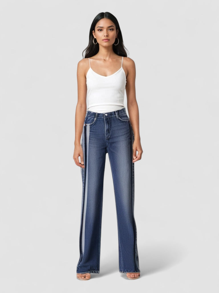 Noora™ | Jean med Utvidgade Sidor
