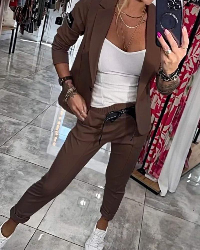 Catalina | Elegant Tvådelad Blazer & Byxset