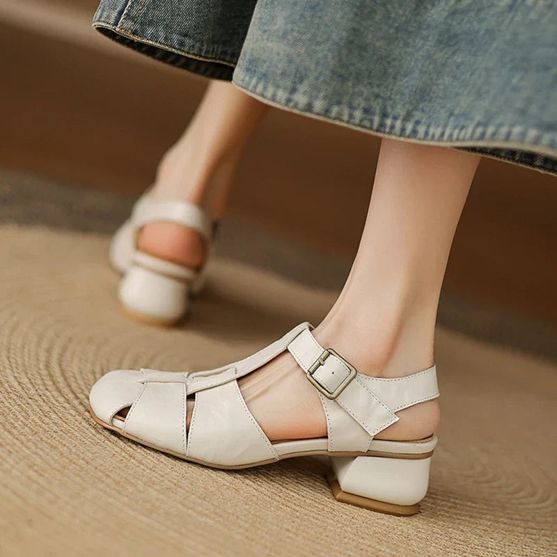 Noora ™| Coralia Chunky Heel Skor