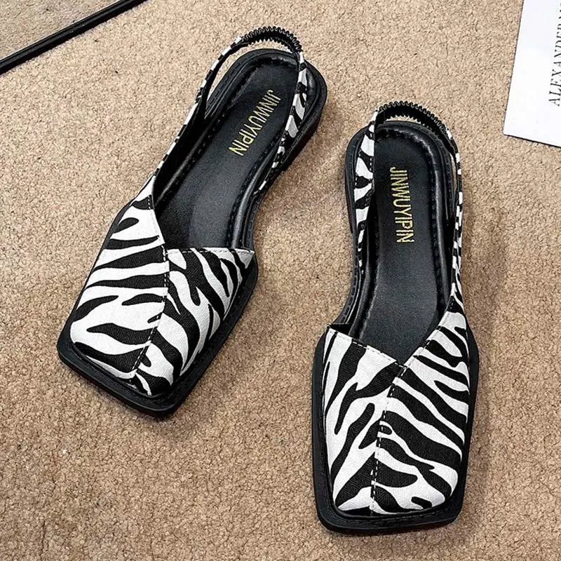 Noora™ | Elise – Eleganta slingbacks med stilren fyrkantig tå