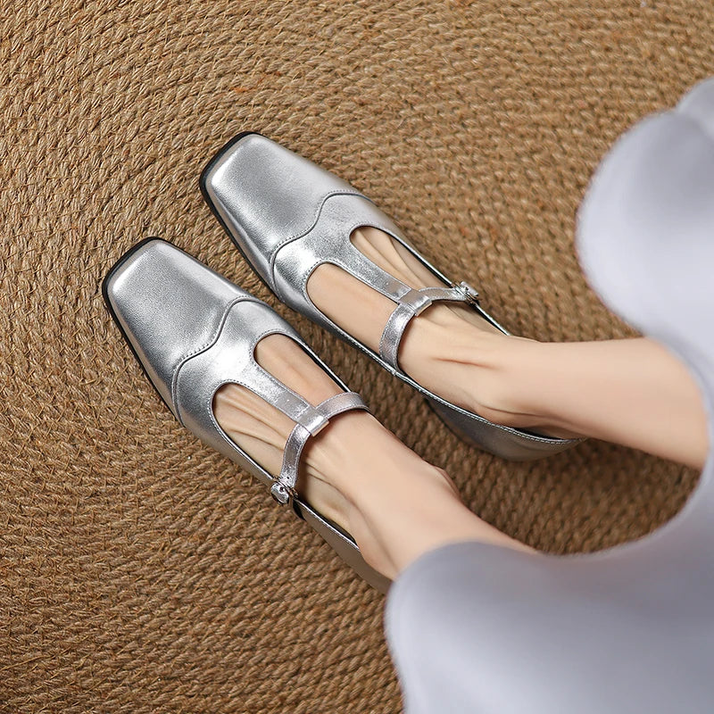 Noora ™| Kalvoria Leopard Mary Janes