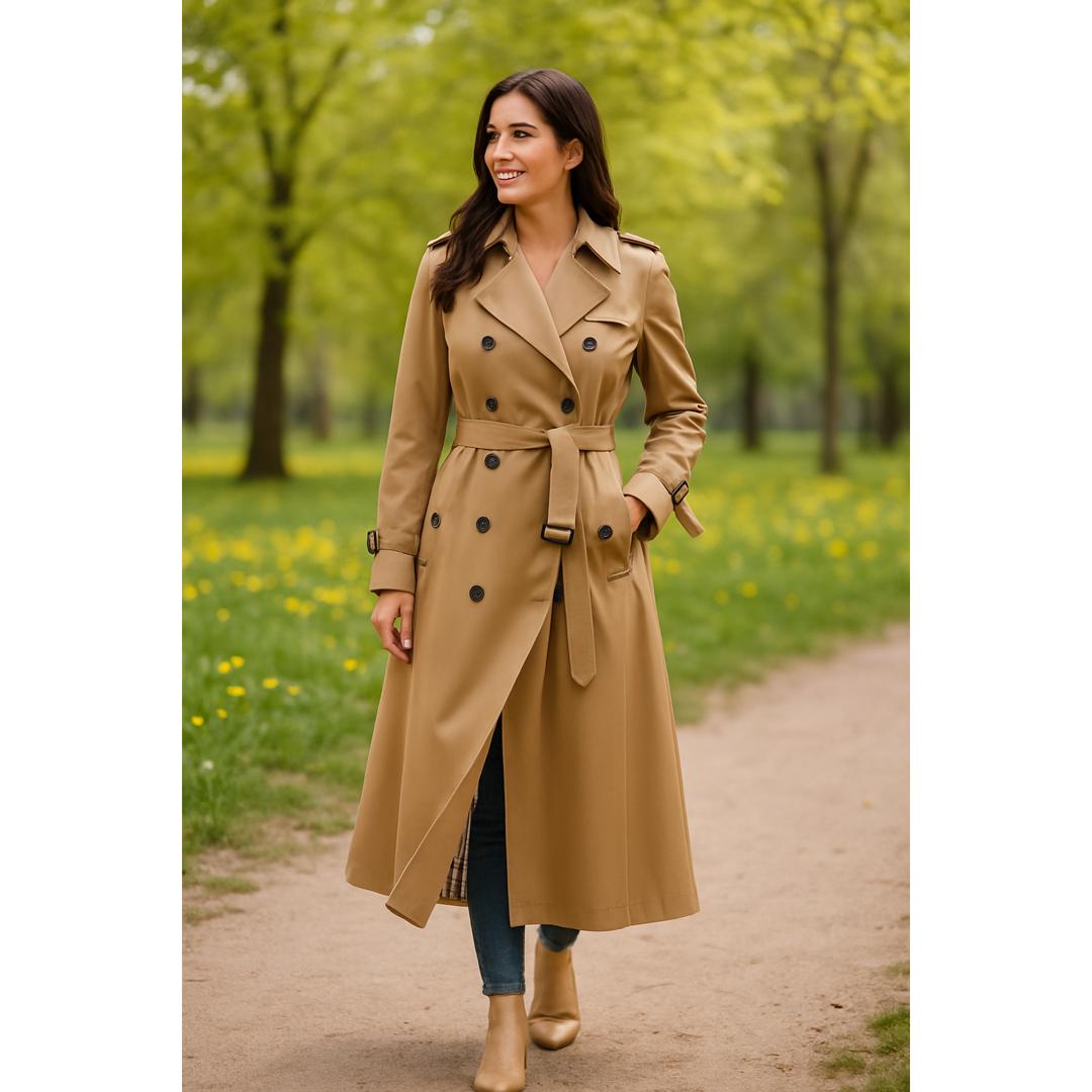 Noora™ | Alvilda – Klassisk trenchcoat med tidlös elegans