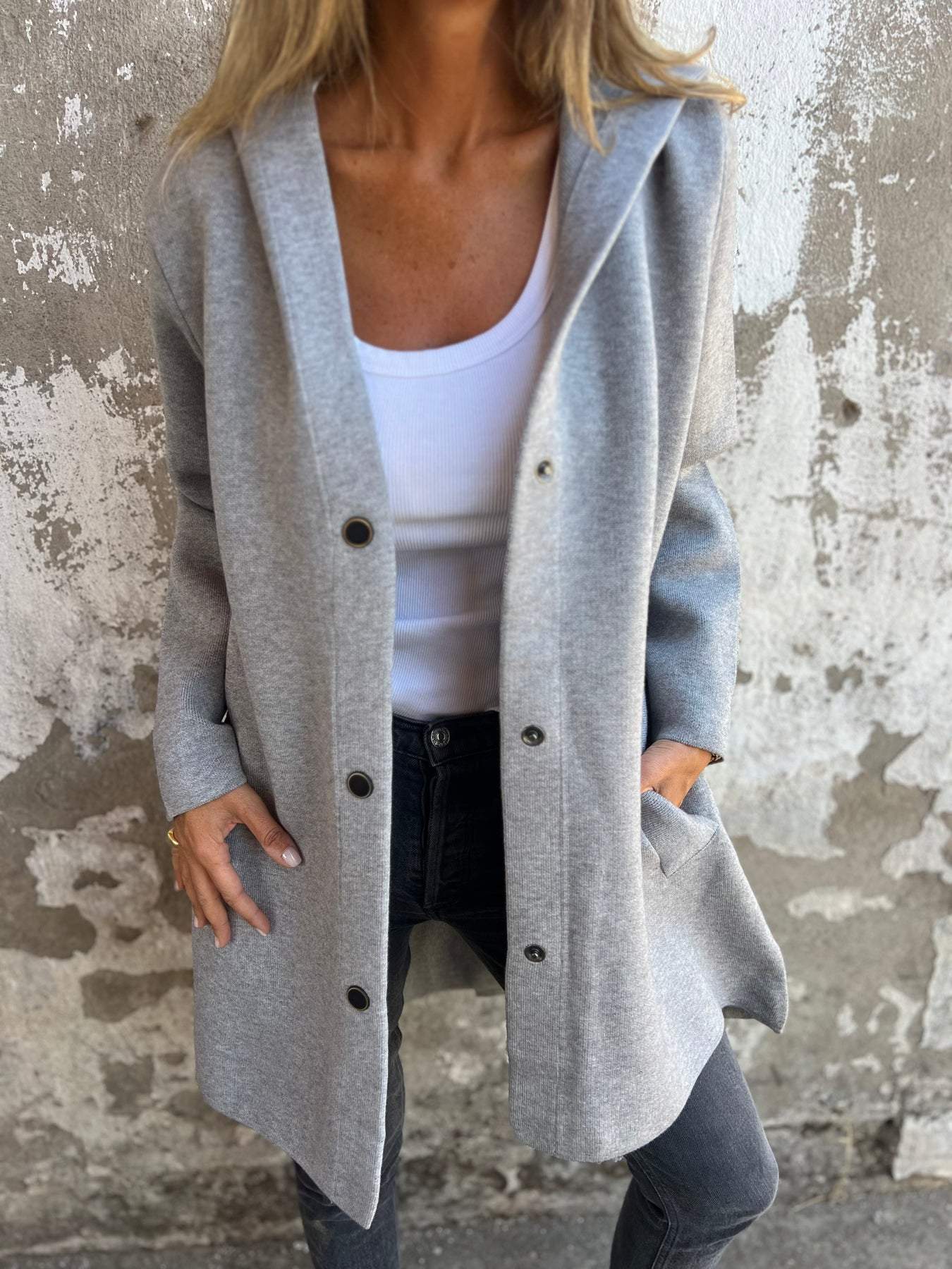 Elisa | Avslappnad enfärgad blazer