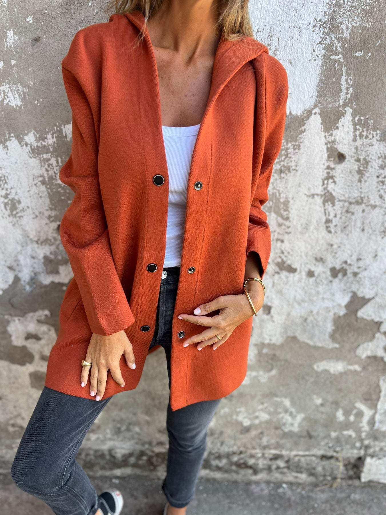 Elisa | Avslappnad enfärgad blazer
