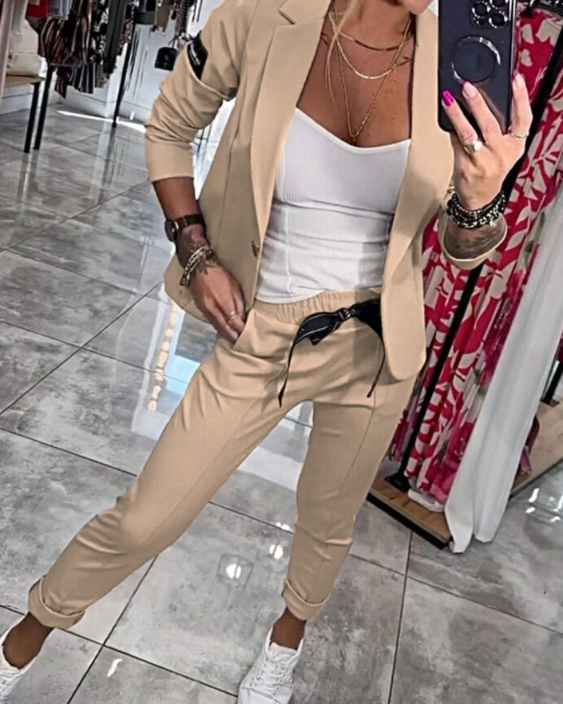 Catalina | Elegant Tvådelad Blazer & Byxset