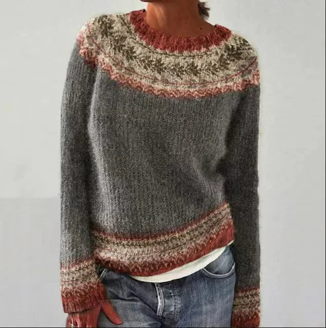 Izzel™ - Mysig Fair Isle Tröja