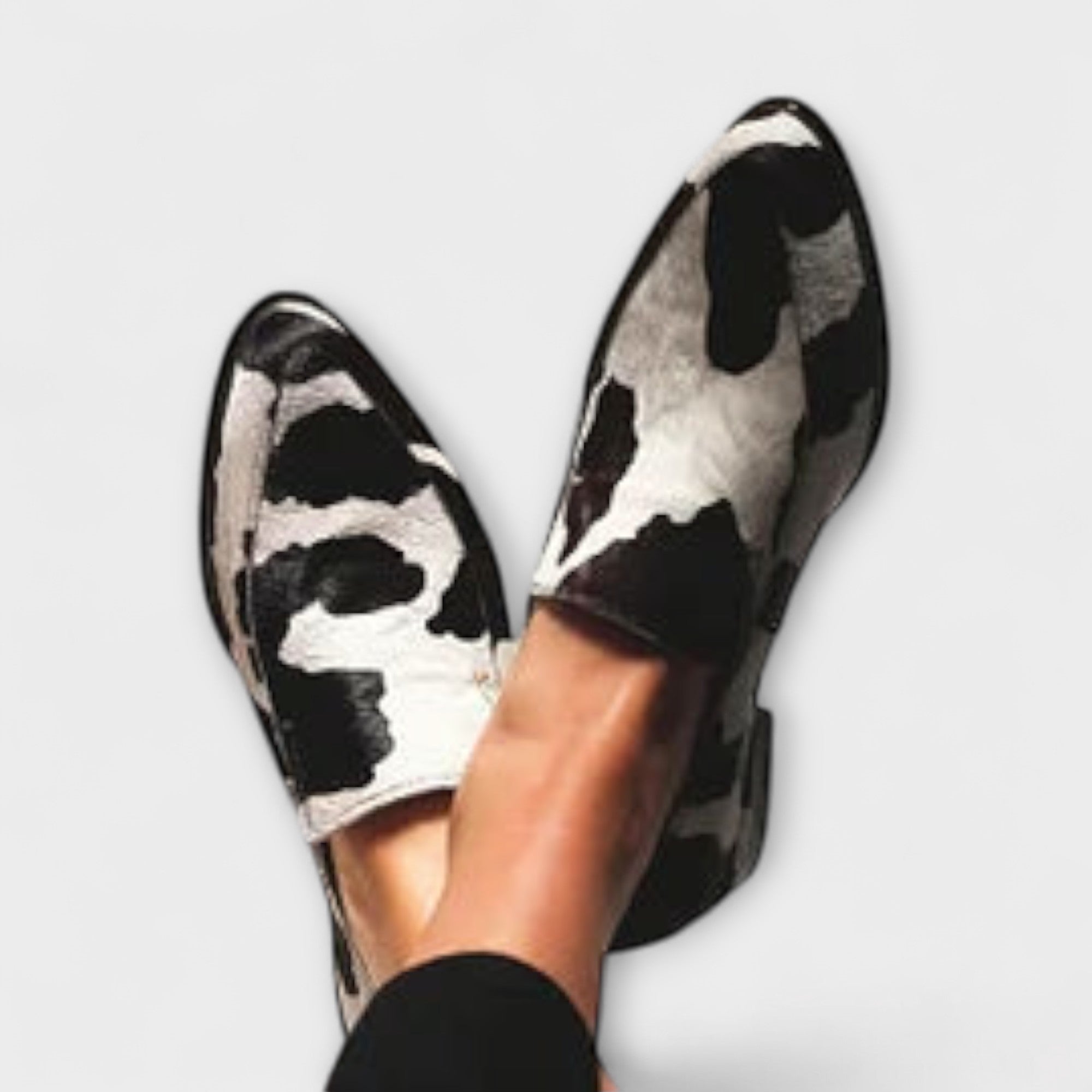 Aveline | Trendiga loafers med unikt mönster