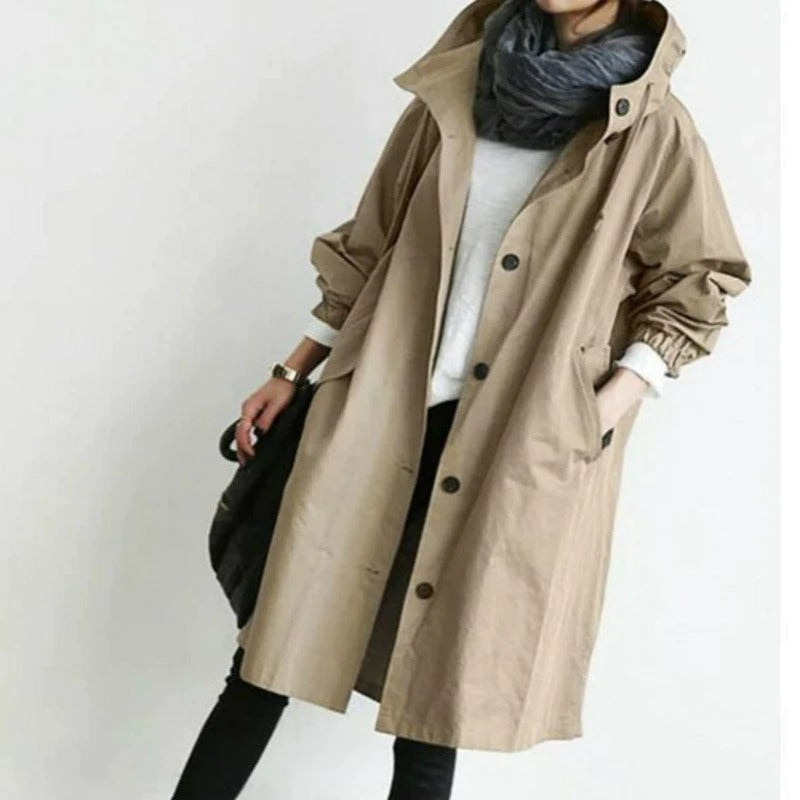 Mandy - Stilig Vattentät Trench Coat