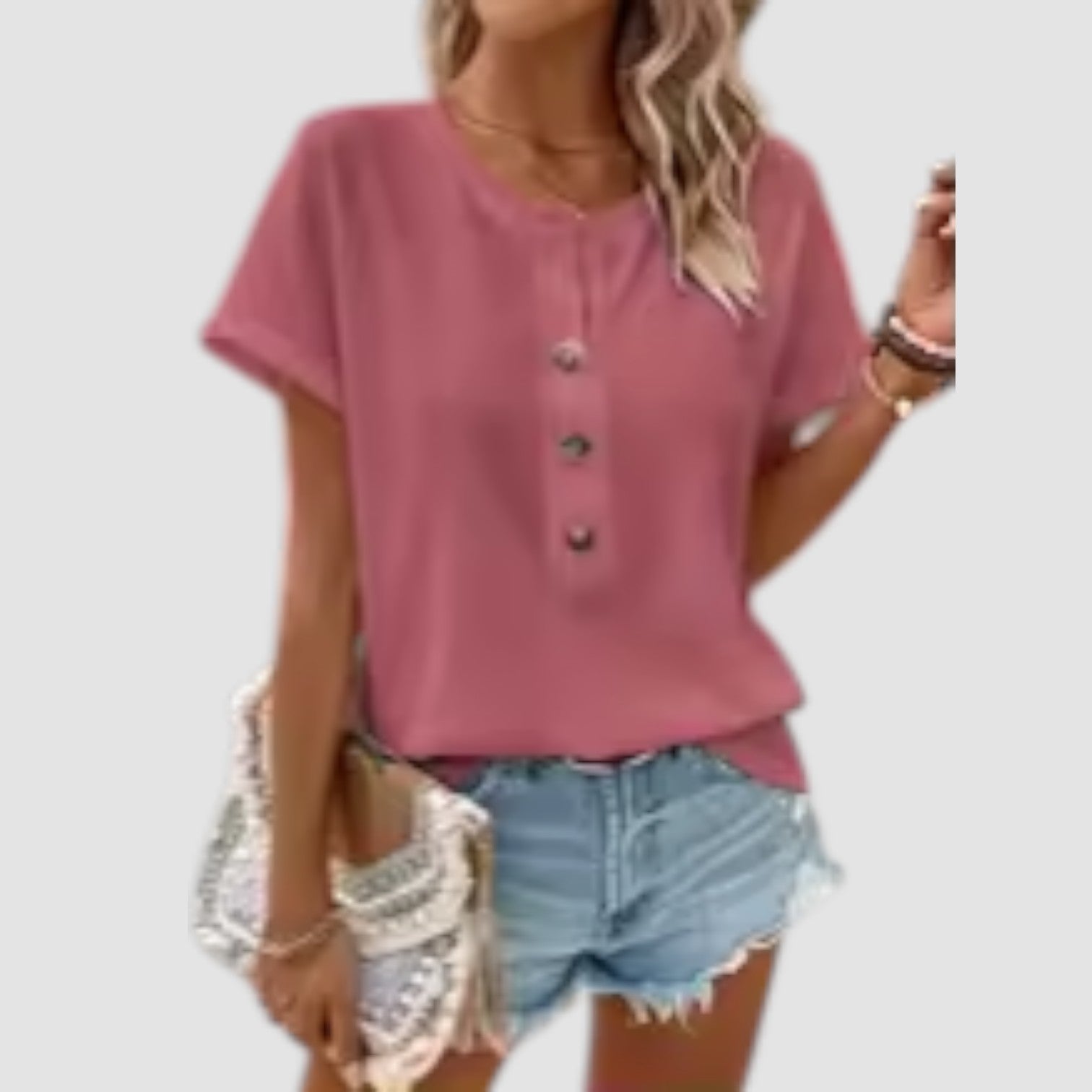 Noora™ |  Freja – Luftig topp i linneblandning