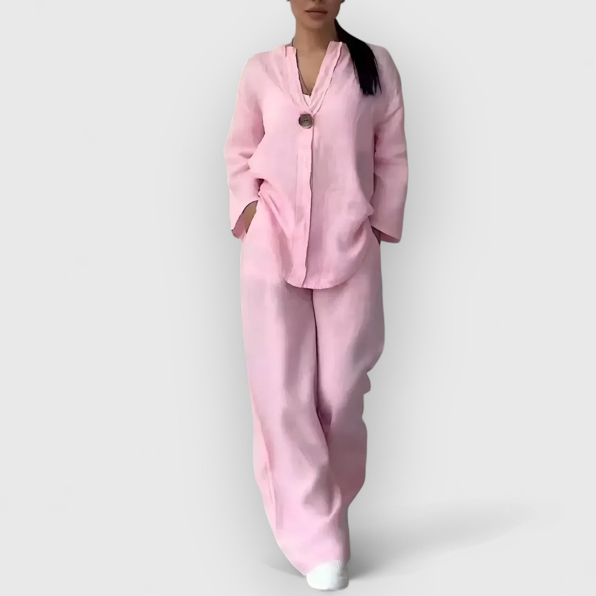 Noora™ | Margherita – Tvådelat linneset i avslappnad, elegant stil